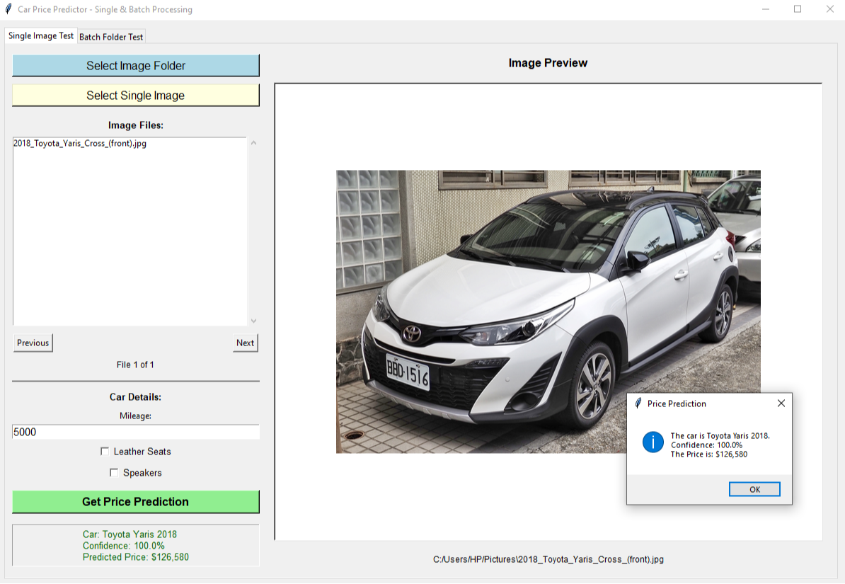 Car Recognition & Price Prediction